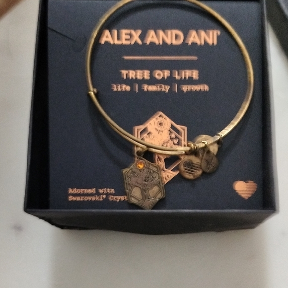 Alex and Ani Gold Charm Bangles - Picture 8 of 8